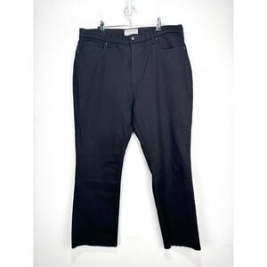Everlane Black Denim Relaxed Jeans Straight Cotton Stretch Men Size 33 (36x27)